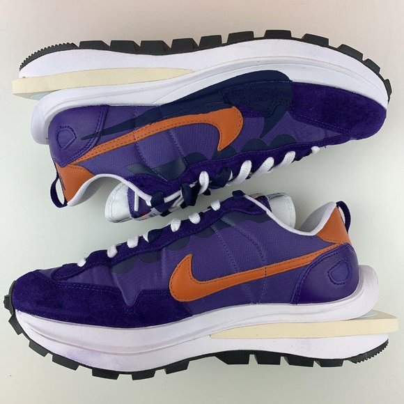 Nike Sacai Vaporwaffle Size 8.5 Mens Dark Iris Sue - Picture 6 of 12